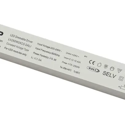 Alimentation LED SLV 250W 24V DALI VAR 400×40mm 