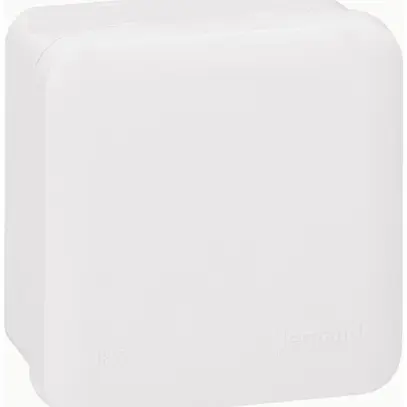 Boîte de dérivation AP PLEXO vide 80×80mm gris 