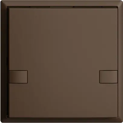 Poussoir ENC KNX 1× EDIZIOdue colore coffee RGB sans LED 