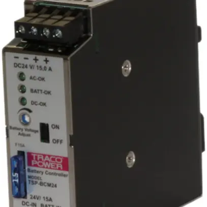 Modulo controllo batteria Traco Power TSP-BCM24, per UPS 24VDC 15A 360W 