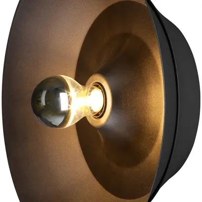 Plafoniera/lpda a muro SLV BATO 35 CW E27 60W Ø350mm nero 