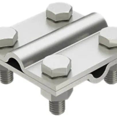 Raccordo a croce Bettermann Ø 8…10mm V4A senza piastra intermedia 60×60mm 