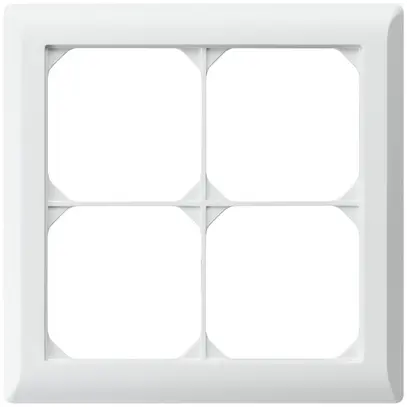 Telaio di copertura INC kallysto.line 2×2 bianco 152×152mm 