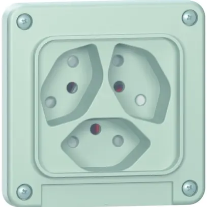 Parte superiore SUPRA grigio chiaro per 3×T13/1 senza coperchio 