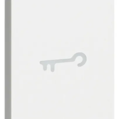 Cache de touche Living Now 1 module illuminable avec symbole clé blanc 