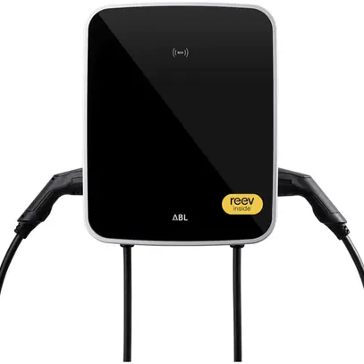 Stazione di carica ABL Wallbox eMH3 Twin 3W2284B Controller 2×T2 6.35m 22kW 