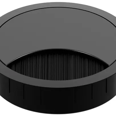 Uscita cavo BACHMANN LOOP ROUND Ø80mm zamak nero 