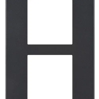 Intestazione INC Legrand Arteor 2×1, verticale, grigio grafite 