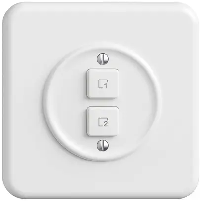 Pulsante scene INC STANDARDdue Wiser SNAPFIX® 2 scene 2 tasti WLAN bi 