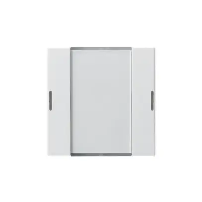 Frontset Hager kallysto LED 2×KNX systemlink/easylink weiss 