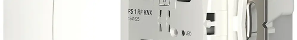 Poussoir RF ENC Theben PS 1 RF KNX avec capteur de température 