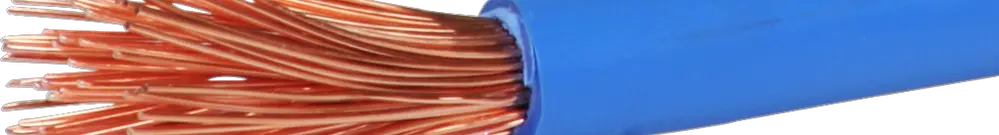 Toron 16mm² sans halogène bleu clair 