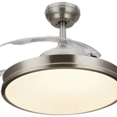 Luminaire suspendu LED Atlas 28/35W 4500lm827/840/850 direct nickel ventilateur 