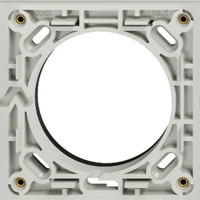 En-tête NUP Feller NEVO, 1×3, pour appareils N.CO, gris clair 