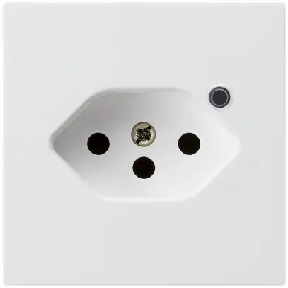 Prise Hager kallysto 1×T13 illuminé A blanc ultra 