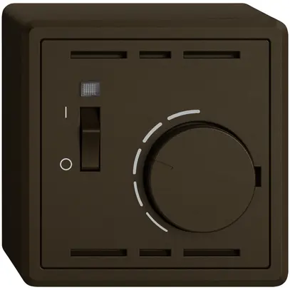Termostato ambiente AP EDIZIO.liv SNAPFIX® con interruttore 230VAC 50Hz ma 