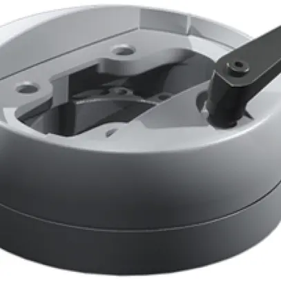 Boîtier de prise Rittal CP 6212.300 pour CP60 Ø130mm aluminium 