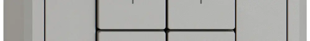AP-Nebenstelle Dimmer EDIZIO.liv Wiser SNAPFIX® 2 Kanal 4 Tasten WLAN hgu 