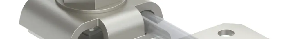 Raccord Bettermann 6…8mm avec double cavalier 82×30×26, A2 