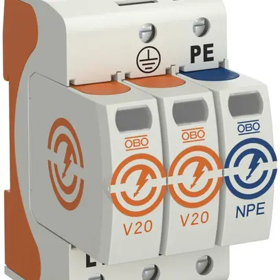 Parasurtension Bettermann V20+NPE 2L, type 2, 280V 