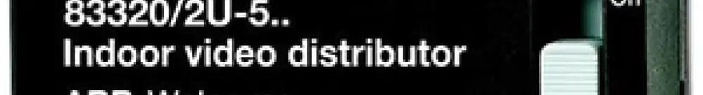 Distributore video INC ABB-Welcome per uso interno 