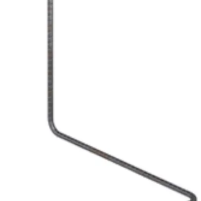 Support de tube ELBRO avec crochet 180° en fer Ø8mm 300×300×300mm 380g 25 pièces 