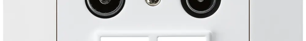 UP-Antennendose R/TV HMS kallysto.trend 19dB weiss 