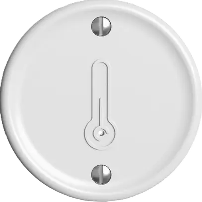 Capteur de température ambiante STANDARDdue Wiser K+ 230V Ø53mm bc 