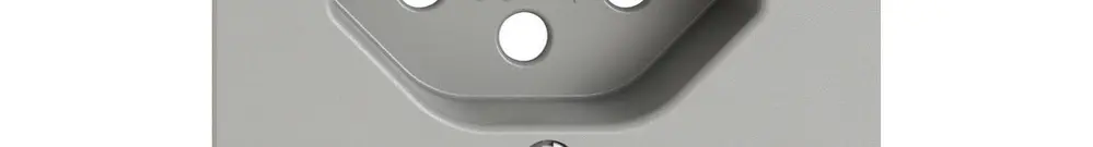 Kit di montaggio EDIZIO.liv SNAPFIX® per presa 1×T13 con lente frontale grc 