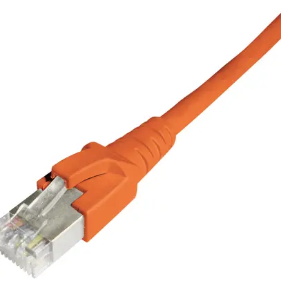 Câble patch Dätwyler CU RJ45 2.0m orange S/FTP Kat.6A LSZH 