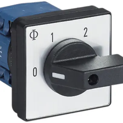 Interrupteur  à gradation INC K&N 20A/690V -/1L manette no 48×48mm Ø6mm "0-1-2" 