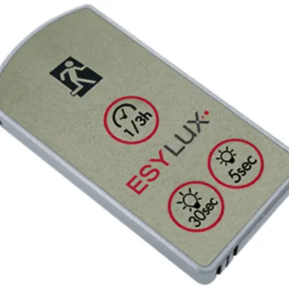 Telecomando ESYLUX MOBIL-SLi per SLA/SLC/SLD, 56×29×7mm 