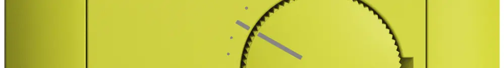 Termostato ambiente INC EDIZIOdue lemon, senza interrutore 