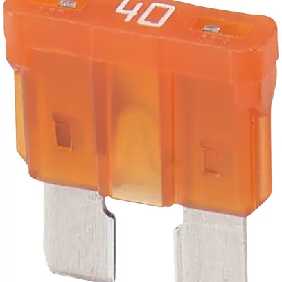 Fusible plat PX FUSE 40A/32V ATOF Typ C 19.1×5×18.8mm ambre 