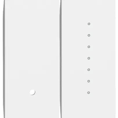 Cache de touche Living Now 2 modules pour variateur blanc 