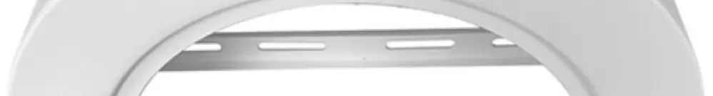 Cadre pour montage apparent ESYLUX ELSA 165 UMF SM, blanc 