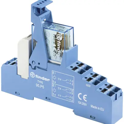 Relais de couplage AMD Finder 48.P5, 2W 8A AgNi, 24VDC, bornes Push-In 