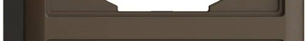 Capot EDIZIOdue 39mm I-I coffee pour combinaison vertical/horizontal 