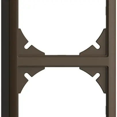 Capot EDIZIOdue 39mm I-I coffee pour combinaison vertical/horizontal 