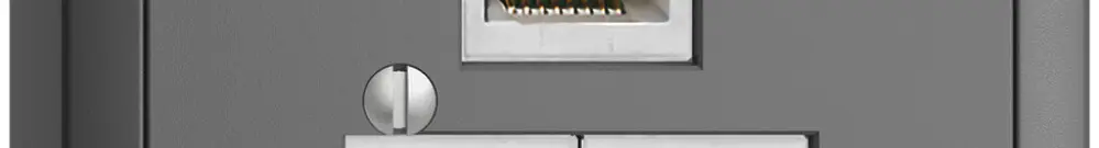 Scatola AP 3×RJ45/s 4P sep.grigio scuro EDIZIOdue R&M swissline 