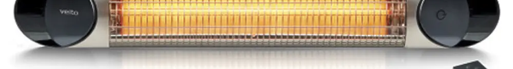 Radiateur à infrarouge Veito Blade SR2500, 2500W, 4 degrés, IP55, argent 