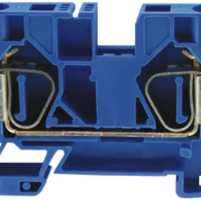 Morsetto di passaggio componibile WZ 1.5…10mm² 60A 600V molla 2×1 DIN 35mm bl 