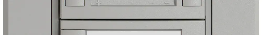 Poussoir RTH ENC EDIZIO.liv SNAPFIX® a.RGB-LED étiqu.2×touches comm.1T grc 