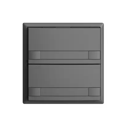 Pulsante KNX RGB EDUE, 250mW, s.LED, c.carta, 2×pulsante, com.2×tasti, grs 