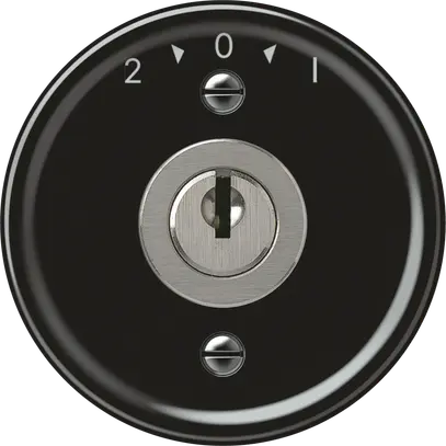 Pulsante rotativo origin con cilindro 1P 2>0<1 10A 230V 60×60mm nero 