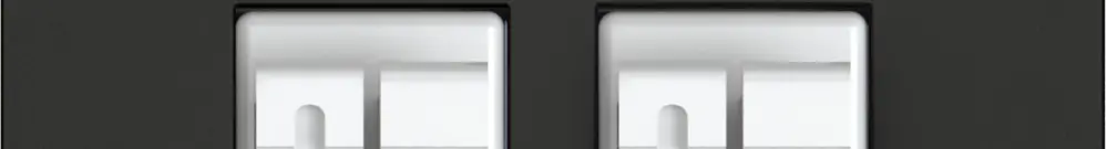 Prise audio EDIZIO.liv SNAPFIX® 2× no 