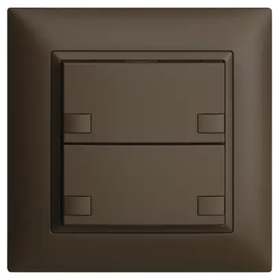 Pulsante KNX RGB INC EDUE FMI, 250mW, s.LED, 2×pulsante, com.2×tasti, cof 