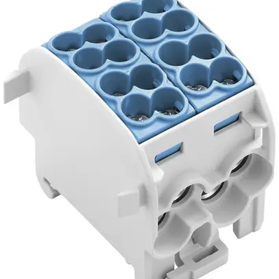Blocco di distribuzione WM WPD 201 1P 152A 4×ingr 4×usc 1.5…16mm² 1.5…25mm² 
