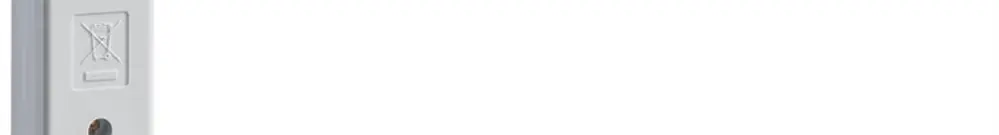 Phasenschiene Hager 4P 3L Stift 10mm² 63A links L1N-L2N-L3N zu L1L2L3N weiss 