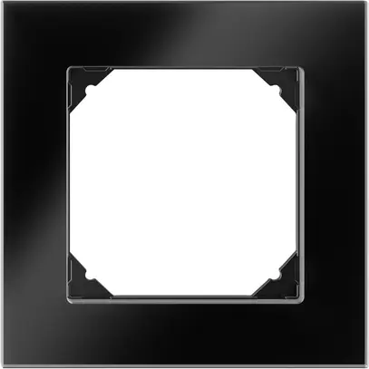 En-tête ENC EDIZIO.liv prestige SNAPFIX® 1×1 94×94mm verre noir 